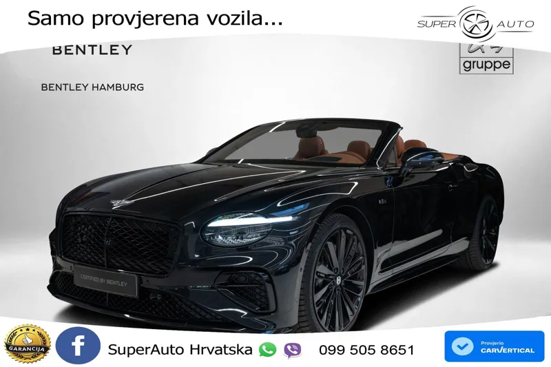 Bentley Continental GTC IV 4.0 V8 TFSi (782 KS) AWD DCT LED+GR SJED+ACC