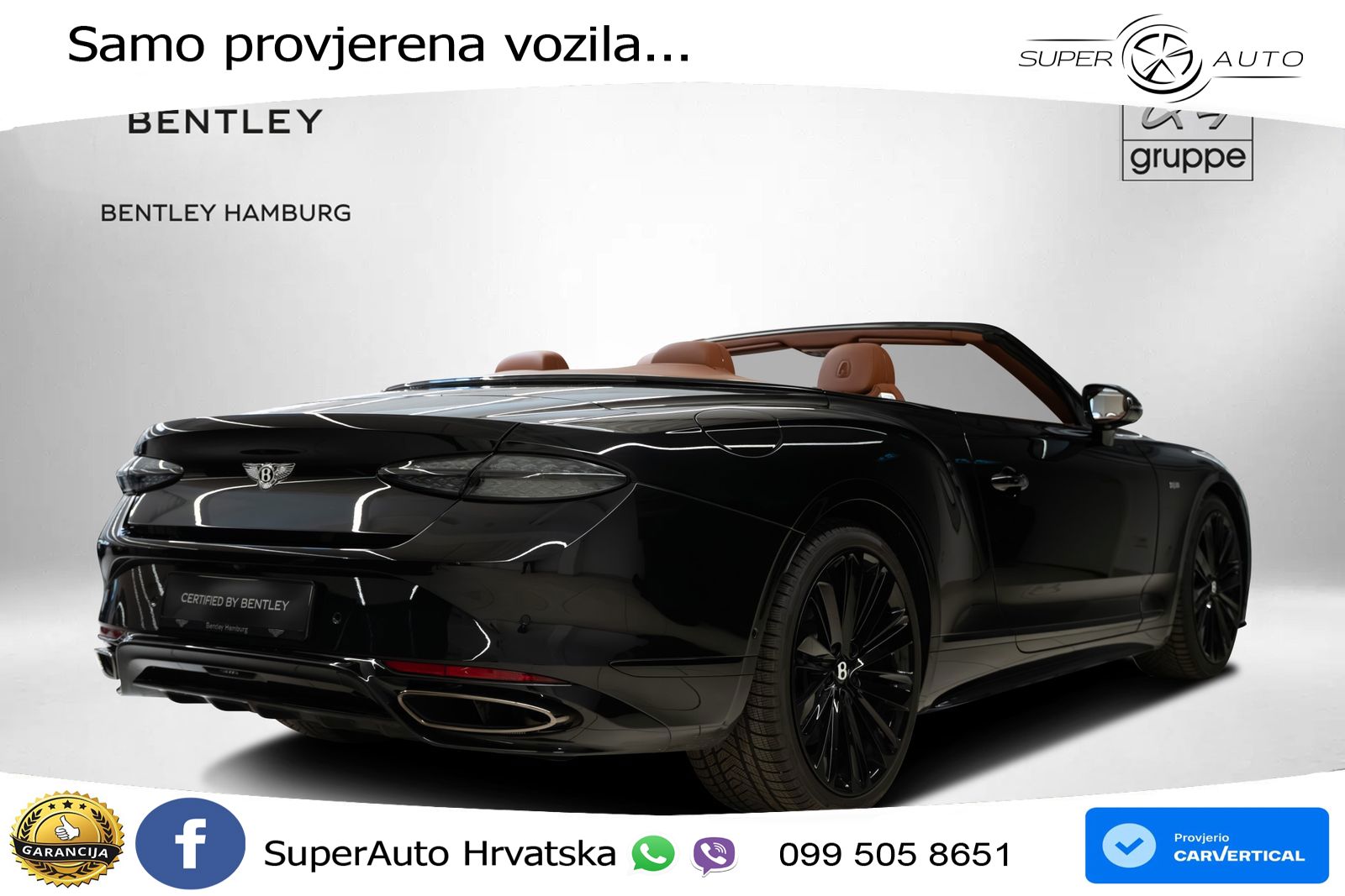 Bentley Continental GTC IV 4.0 V8 TFSi (782 KS) AWD DCT LED+GR SJED+ACC