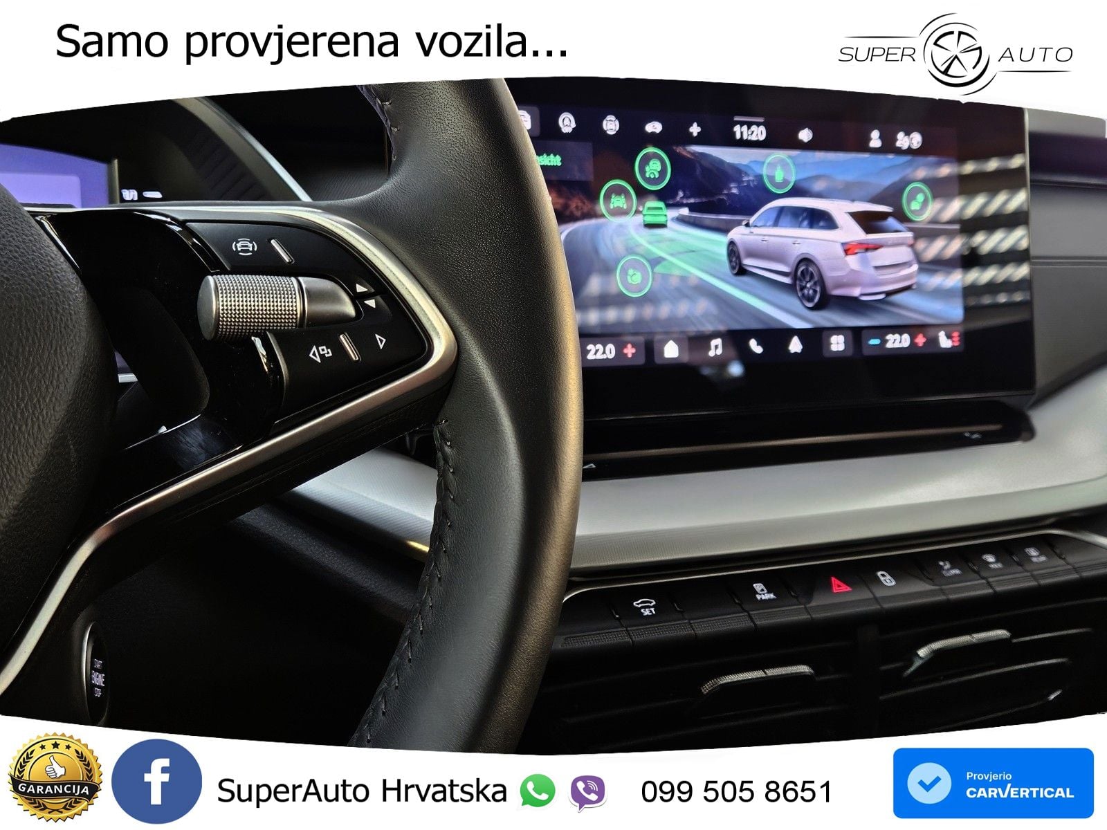 Škoda Octavia Combi 2.0 TDI (150 KS) DSG LED+GR SJED+ACC