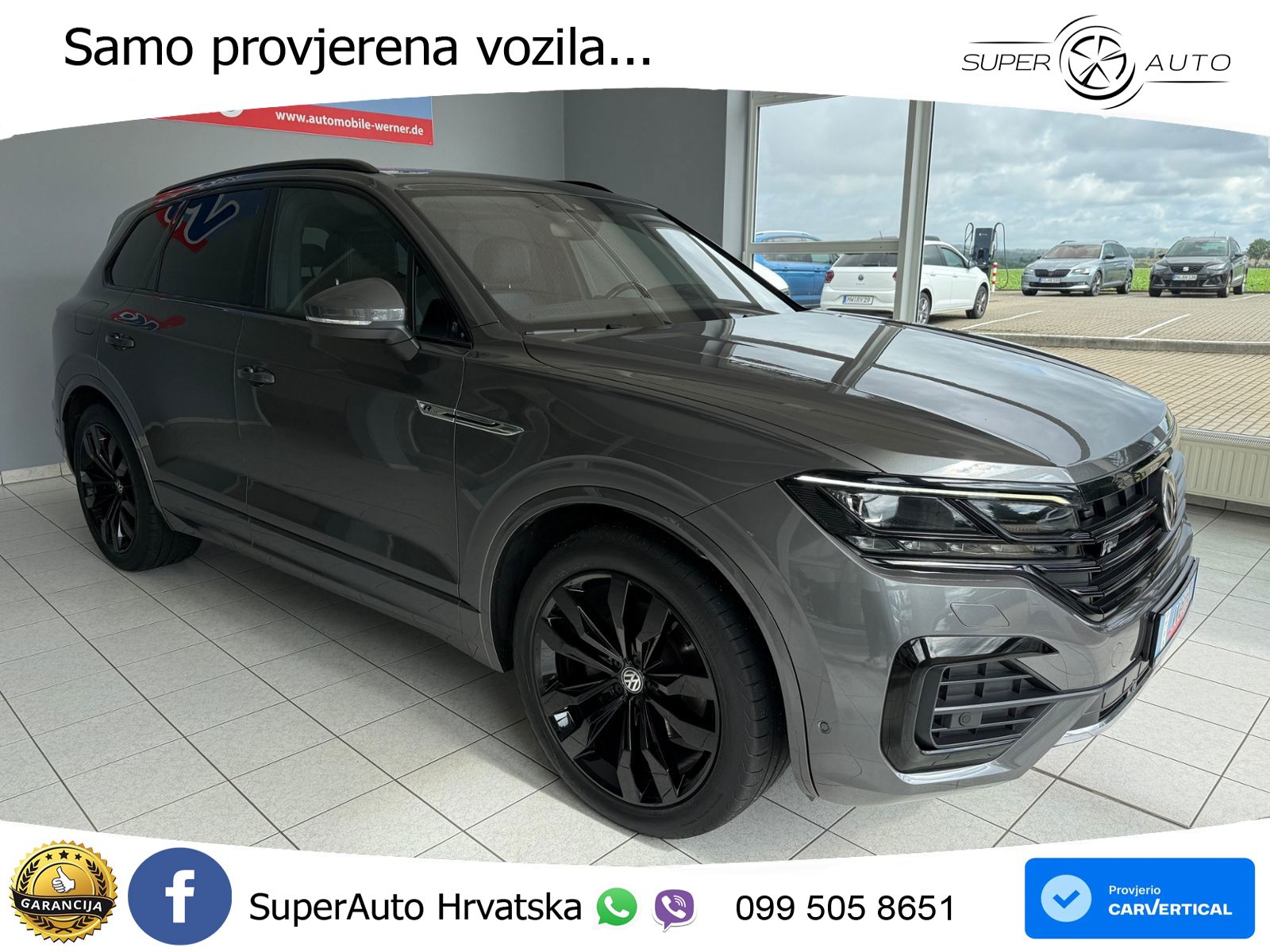 Volkswagen Touareg 3.0 V6 TDI (286 KS) 4MOTION Tiptronic R-Line ZRAČNI+ACC+GR SJED+KAM+PANO