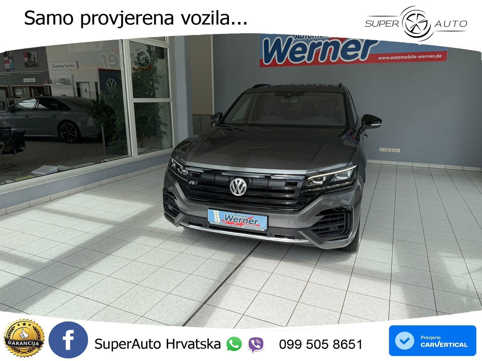 Volkswagen Touareg 3.0 V6 TDI (286 KS) 4MOTION Tiptronic R-Line ZRAČNI+ACC+GR SJED+KAM+PANO