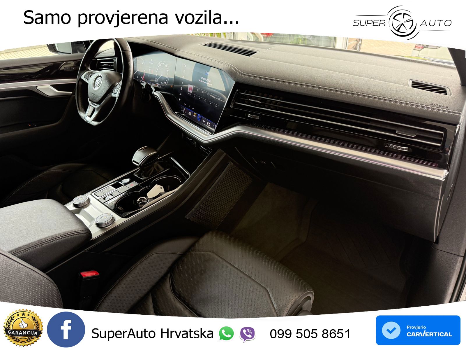 Volkswagen Touareg 3.0 V6 TDI (286 KS) 4MOTION Tiptronic R-Line ZRAČNI+ACC+GR SJED+KAM+PANO