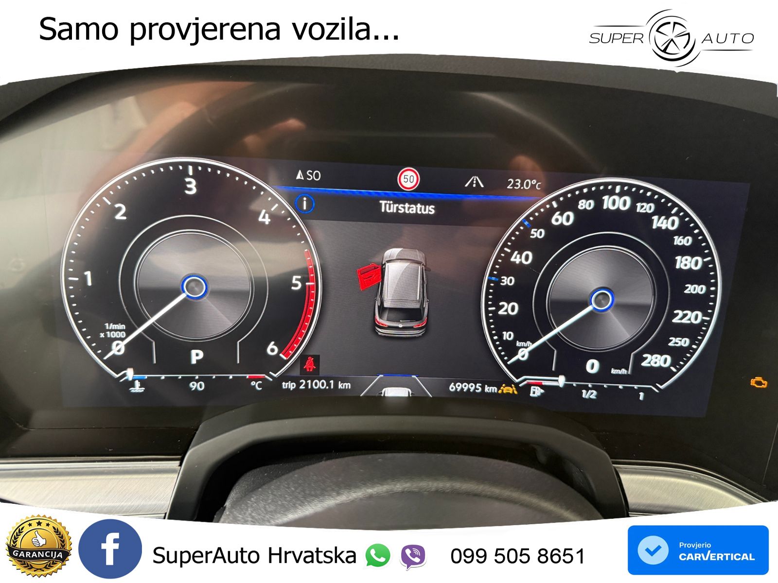 Volkswagen Touareg 3.0 V6 TDI (286 KS) 4MOTION Tiptronic R-Line ZRAČNI+ACC+GR SJED+KAM+PANO