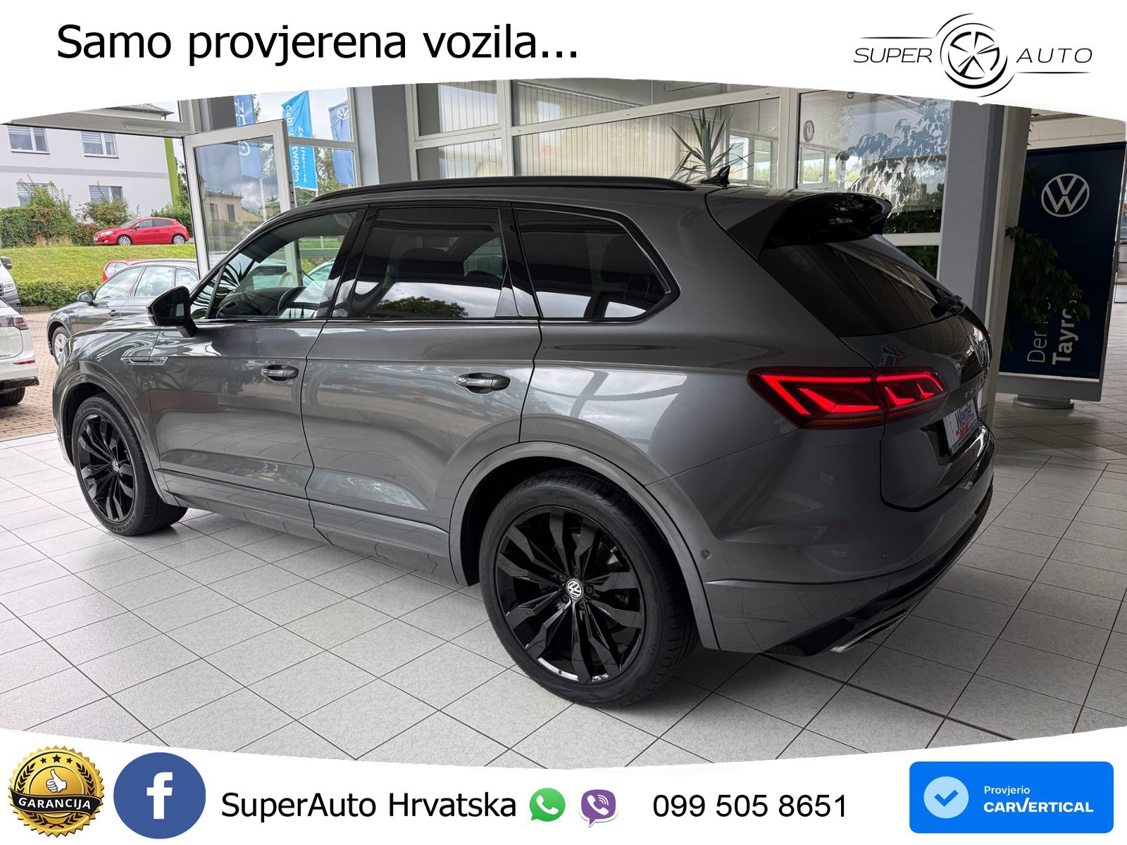 Volkswagen Touareg 3.0 V6 TDI (286 KS) 4MOTION Tiptronic R-Line ZRAČNI+ACC+GR SJED+KAM+PANO