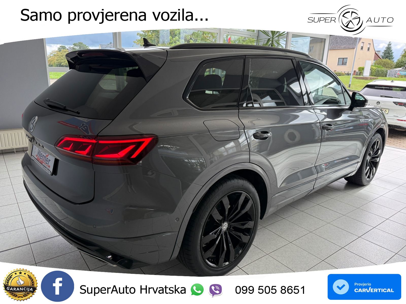 Volkswagen Touareg 3.0 V6 TDI (286 KS) 4MOTION Tiptronic R-Line ZRAČNI+ACC+GR SJED+KAM+PANO