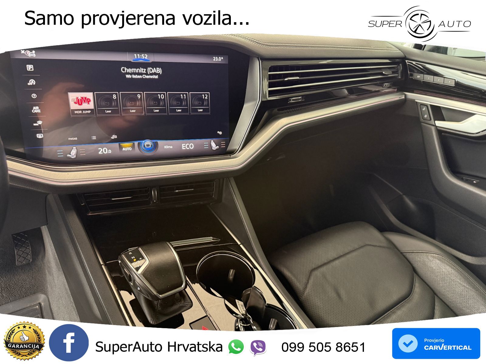 Volkswagen Touareg 3.0 V6 TDI (286 KS) 4MOTION Tiptronic R-Line ZRAČNI+ACC+GR SJED+KAM+PANO