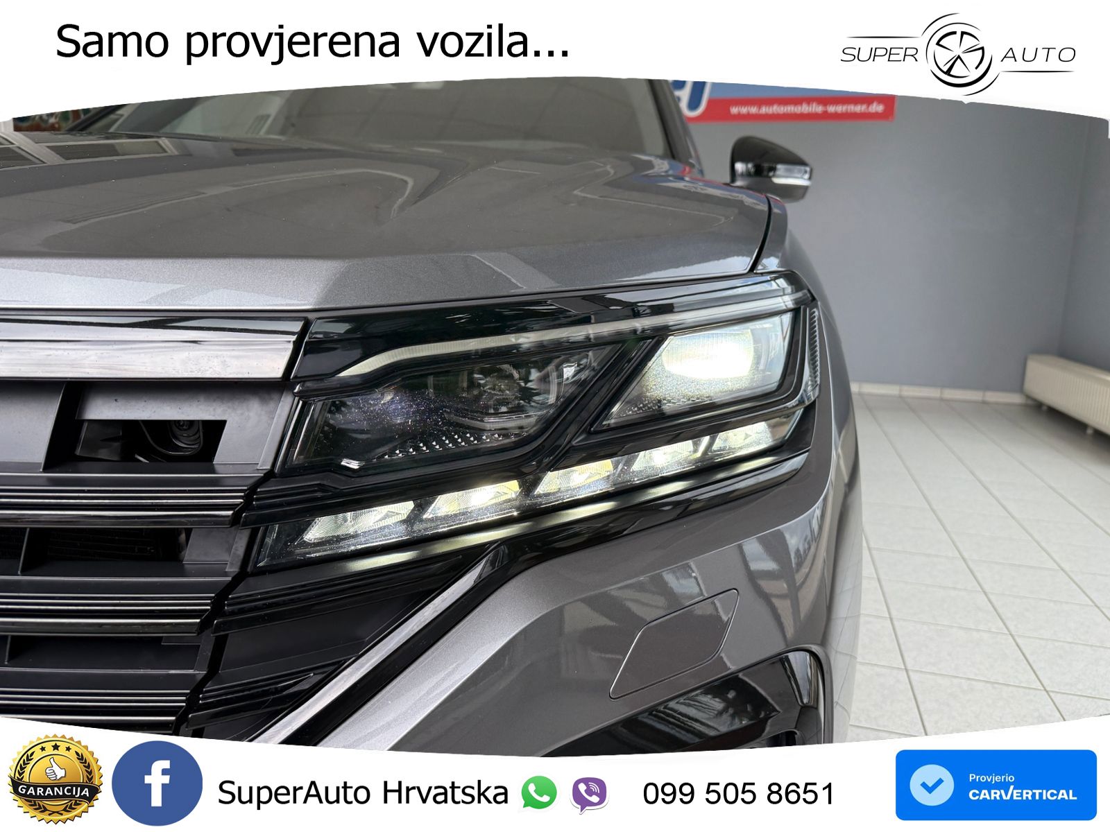 Volkswagen Touareg 3.0 V6 TDI (286 KS) 4MOTION Tiptronic R-Line ZRAČNI+ACC+GR SJED+KAM+PANO