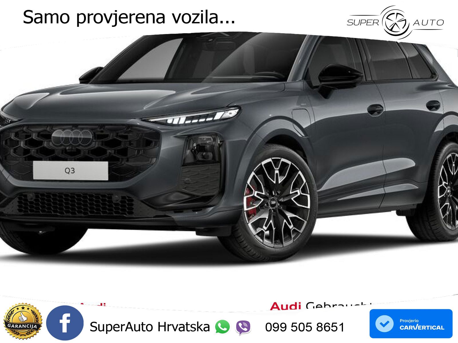 Audi Q3 1.5 TFSIe (272 KS) S tronic LED+GR SJED+ACC