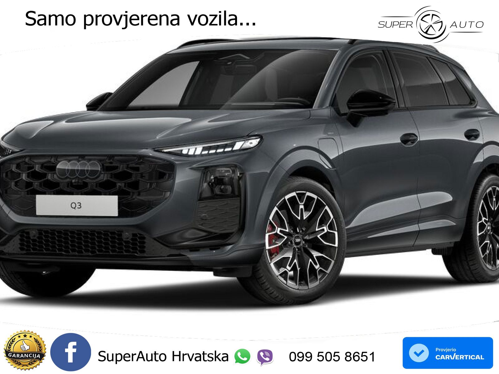 Audi Q3 1.5 TFSIe (272 KS) S tronic LED+GR SJED+ACC