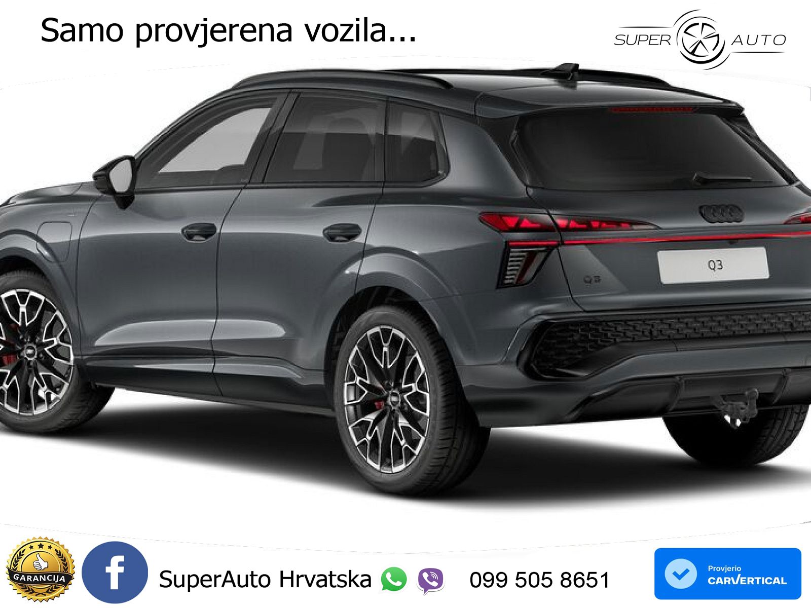 Audi Q3 1.5 TFSIe (272 KS) S tronic LED+GR SJED+ACC