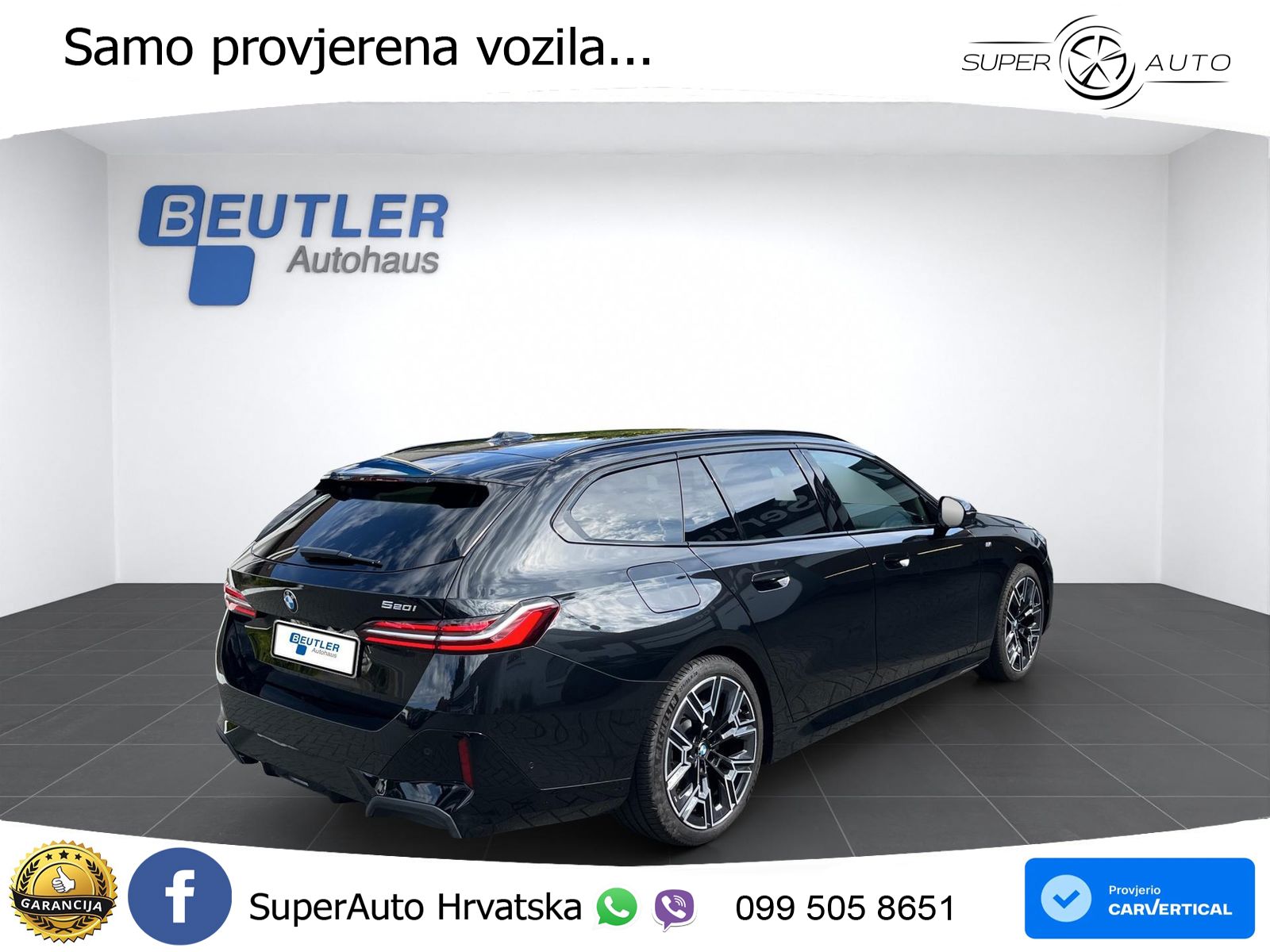 BMW 520i Touring (208 KS) Steptronic M Sport LED+GR SJED+ACC