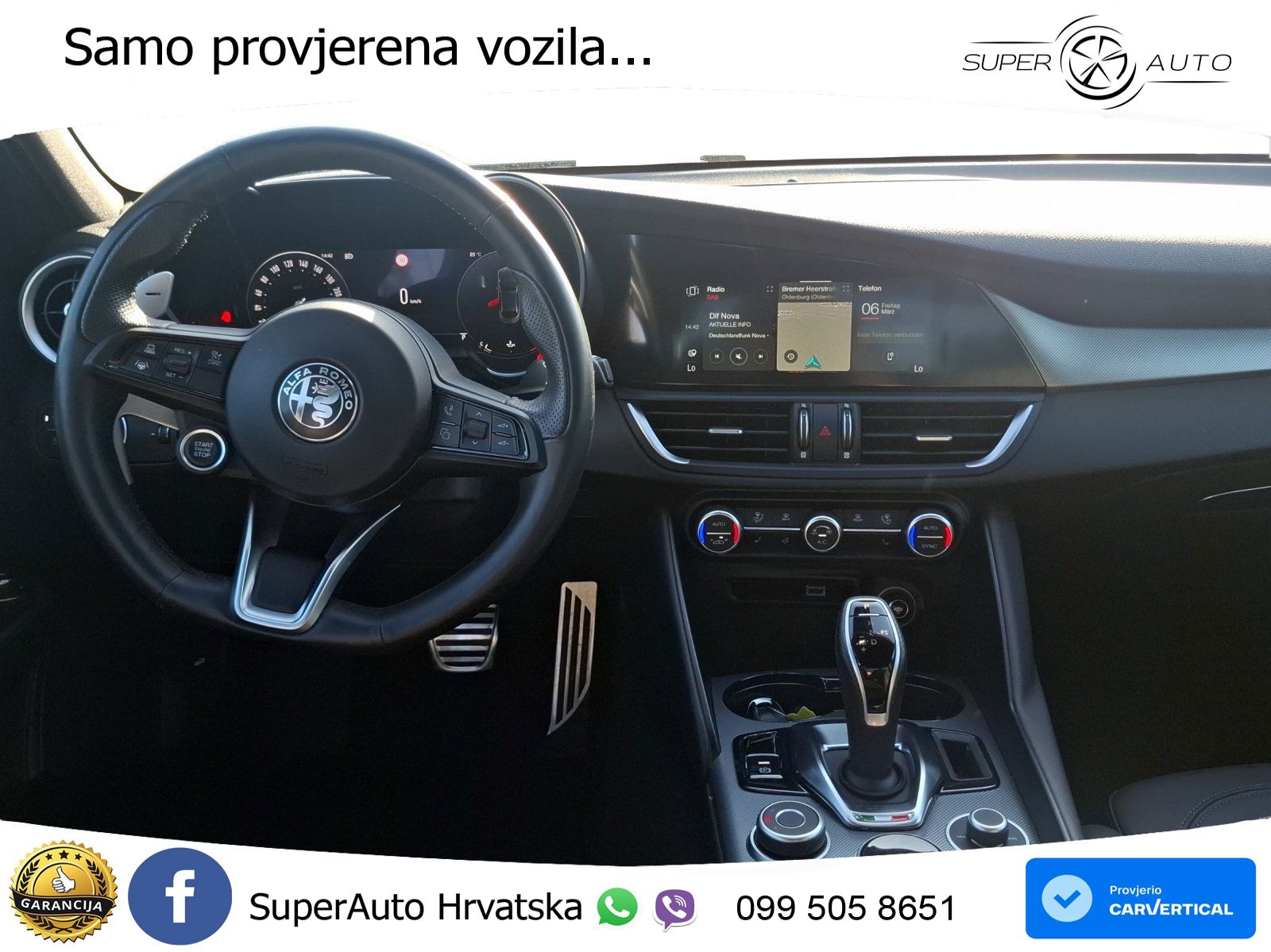 Alfa Romeo Giulia 2.0 Turbo (280 KS) AWD Automatic LED+GR SJED+ACC