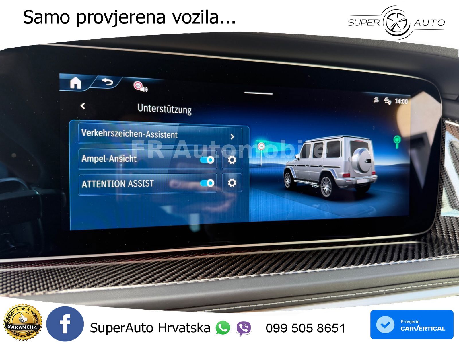 Mercedes AMG G 63 Long V8 (585 KS) 4MATIC 9G-TRONIC AMG SPEEDSHIFT TCT Superior ACC+GR SJED+360+PANO