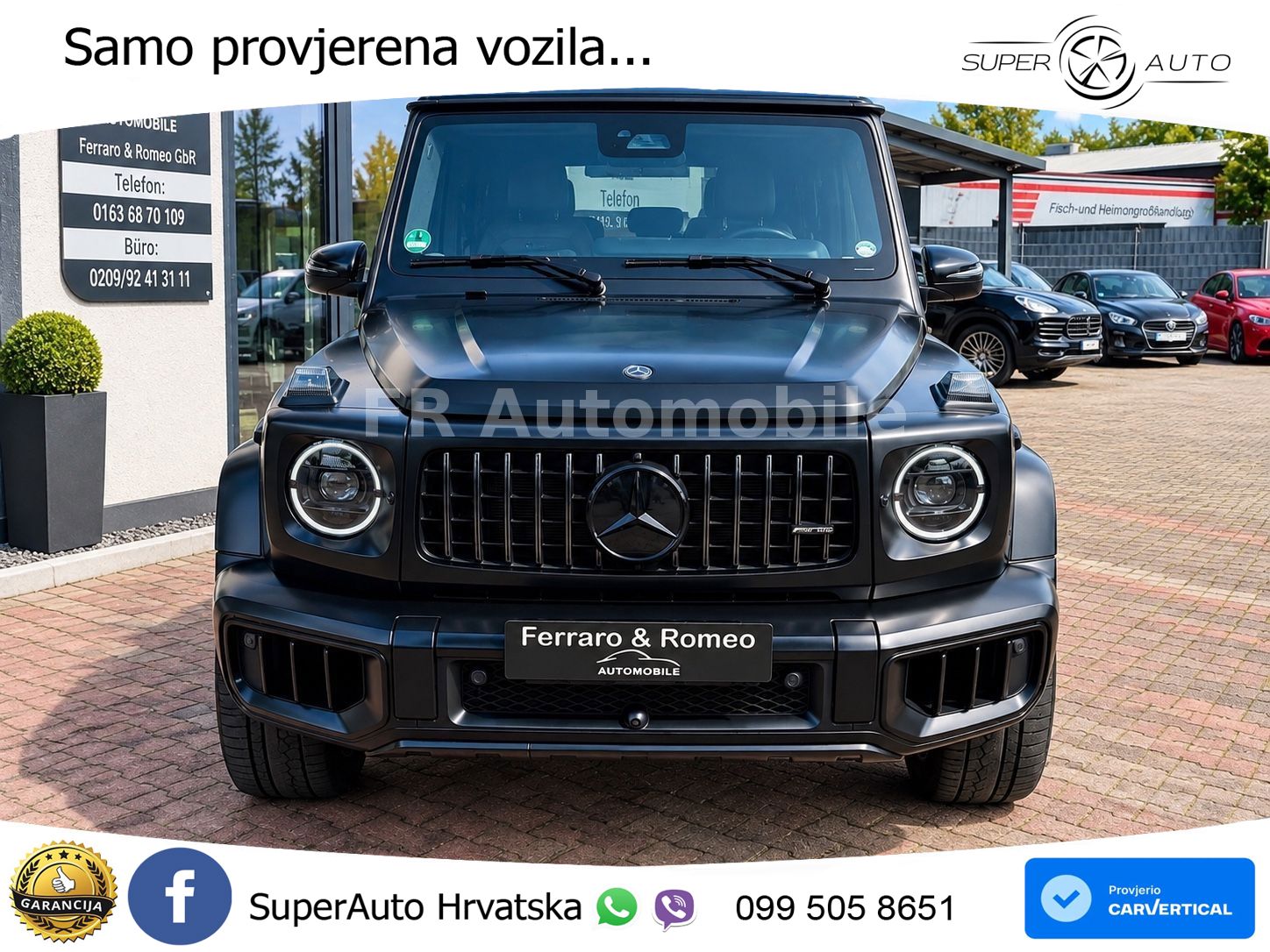 Mercedes AMG G 63 Long V8 (585 KS) 4MATIC 9G-TRONIC AMG SPEEDSHIFT TCT Superior ACC+GR SJED+360+PANO