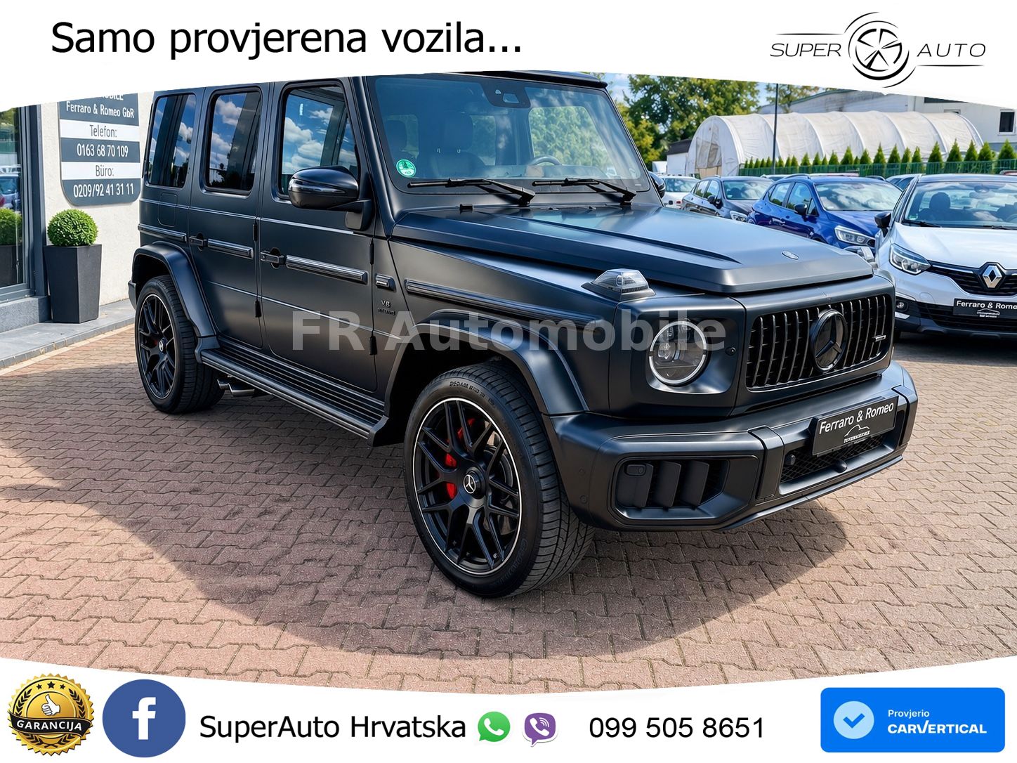 Mercedes AMG G 63 Long V8 (585 KS) 4MATIC 9G-TRONIC AMG SPEEDSHIFT TCT Superior ACC+GR SJED+360+PANO