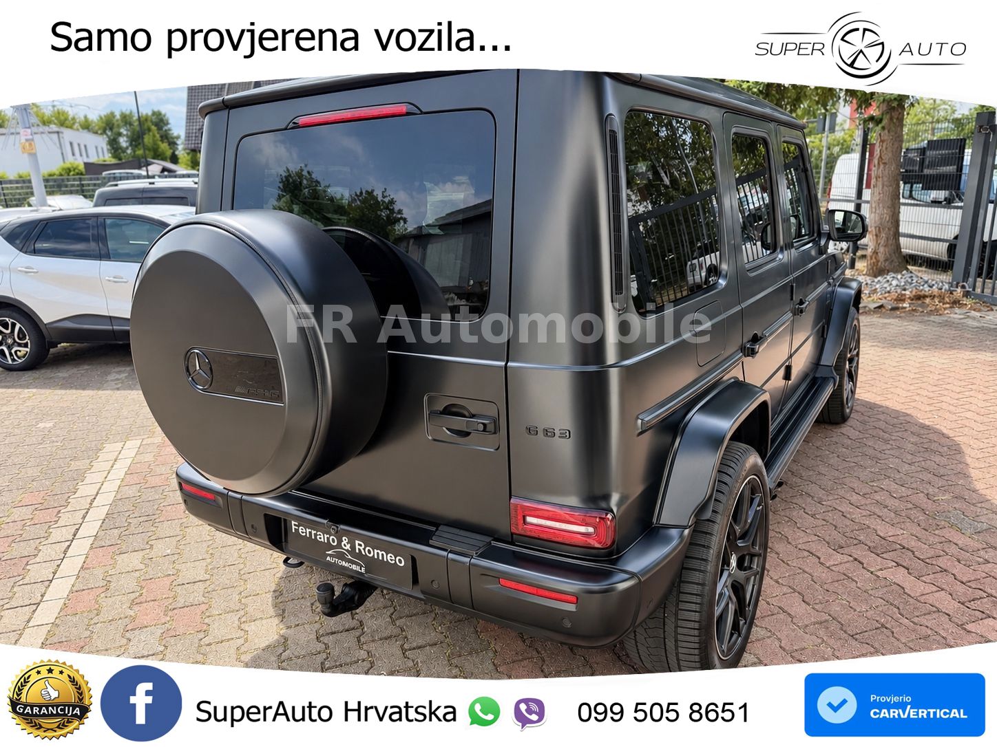 Mercedes AMG G 63 Long V8 (585 KS) 4MATIC 9G-TRONIC AMG SPEEDSHIFT TCT Superior ACC+GR SJED+360+PANO