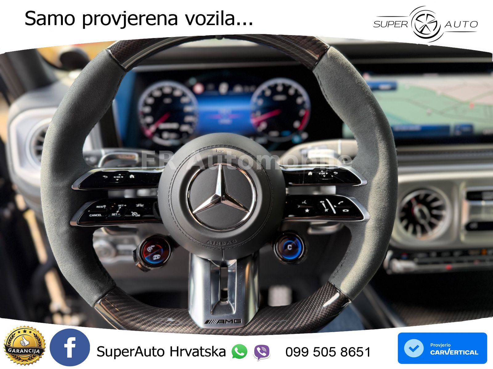 Mercedes AMG G 63 Long V8 (585 KS) 4MATIC 9G-TRONIC AMG SPEEDSHIFT TCT Superior ACC+GR SJED+360+PANO