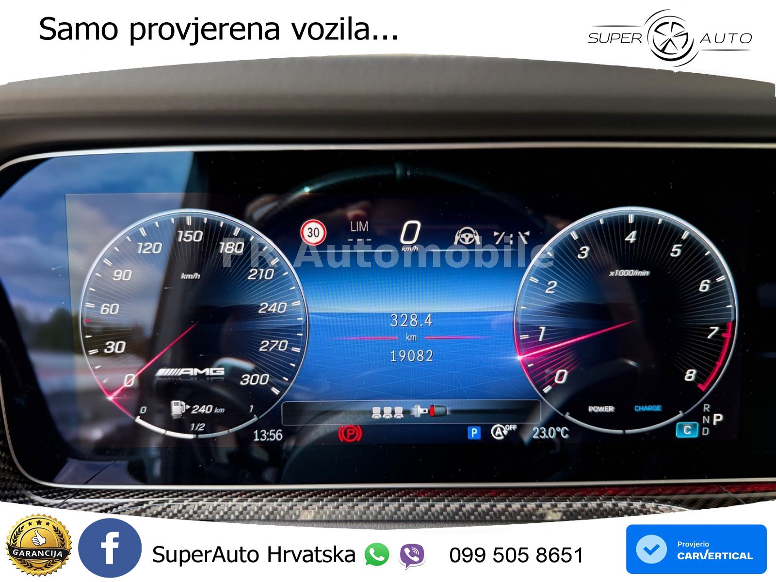 Mercedes AMG G 63 Long V8 (585 KS) 4MATIC 9G-TRONIC AMG SPEEDSHIFT TCT Superior ACC+GR SJED+360+PANO