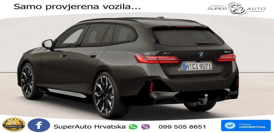 BMW 550e Touring (489 KS) xDrive Steptronic M Sport ZRAČNI+ACC+GR SJED+KAM+PANO