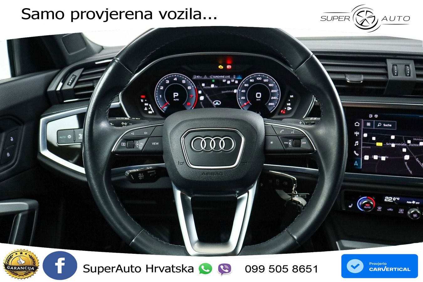 Audi Q3 II Sportback 40 TFSI (190 KS) quattro S tronic S line LED+GR SJED+ACC