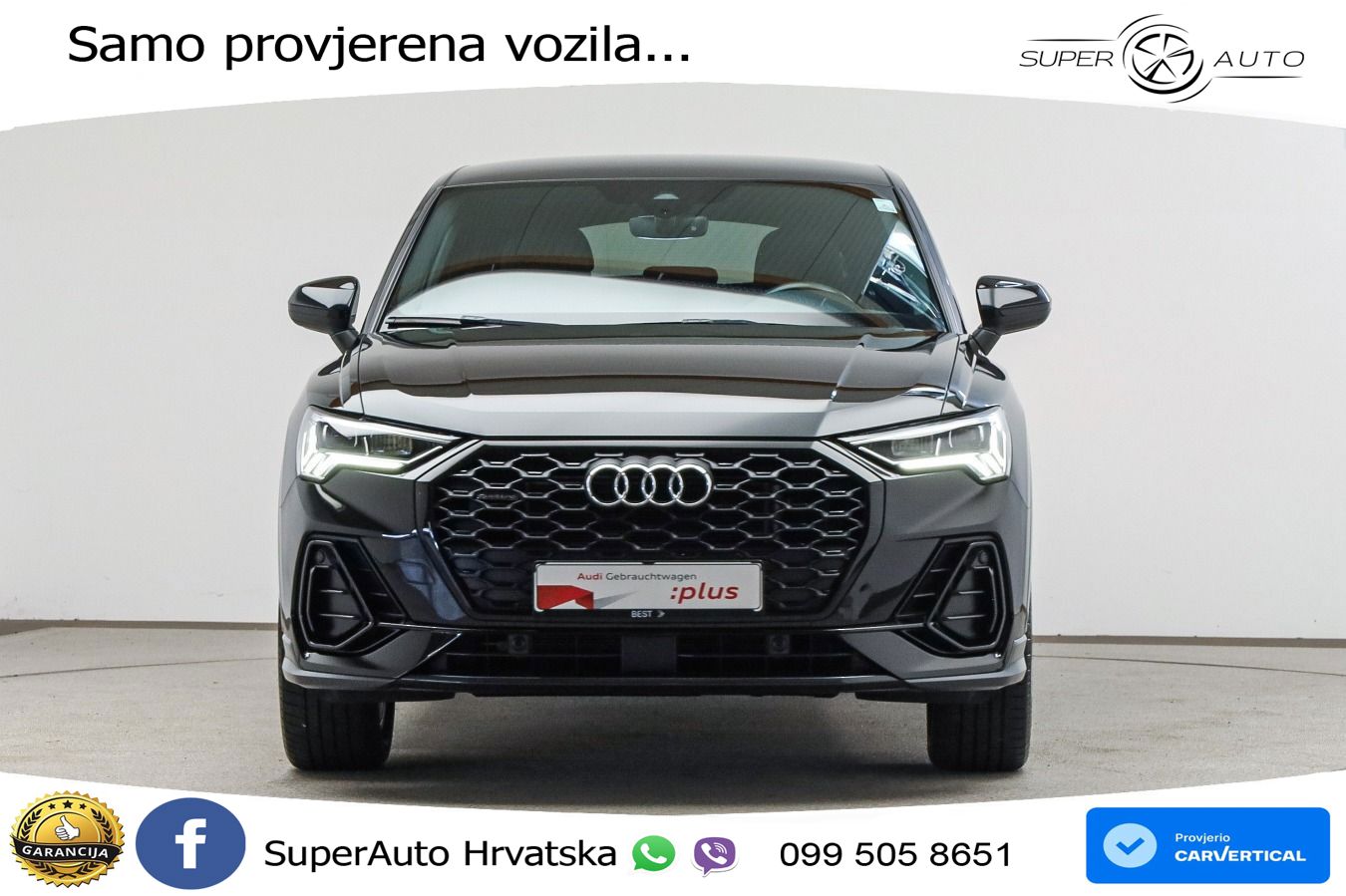 Audi Q3 II Sportback 40 TFSI (190 KS) quattro S tronic S line LED+GR SJED+ACC