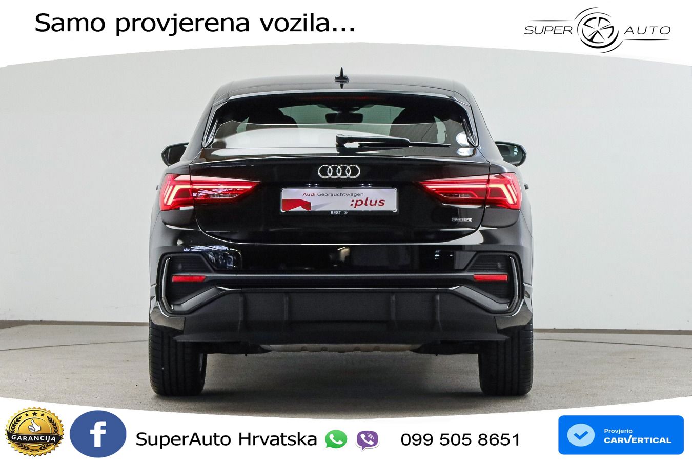 Audi Q3 II Sportback 40 TFSI (190 KS) quattro S tronic S line LED+GR SJED+ACC