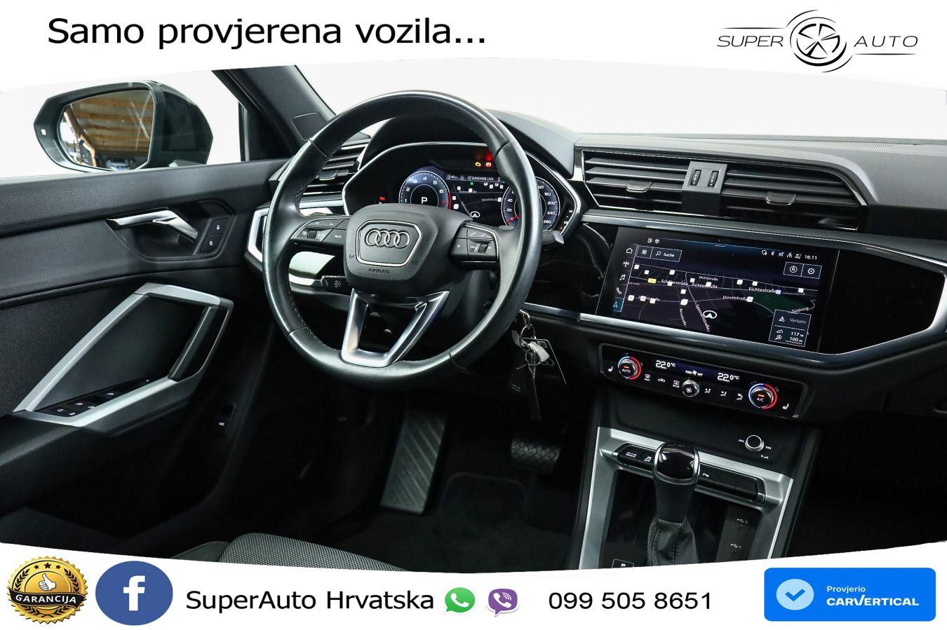Audi Q3 II Sportback 40 TFSI (190 KS) quattro S tronic S line LED+GR SJED+ACC