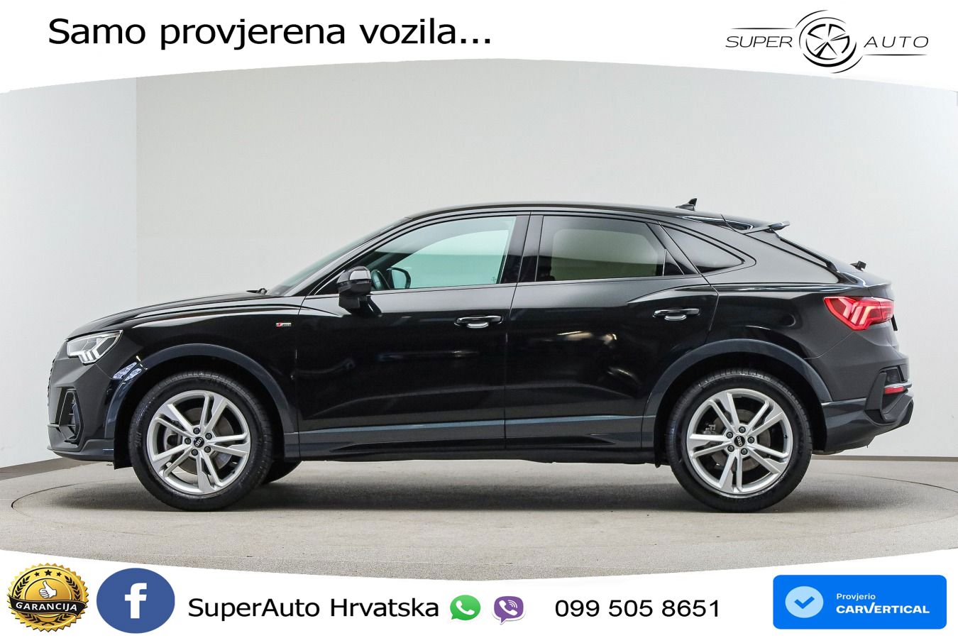 Audi Q3 II Sportback 40 TFSI (190 KS) quattro S tronic S line LED+GR SJED+ACC