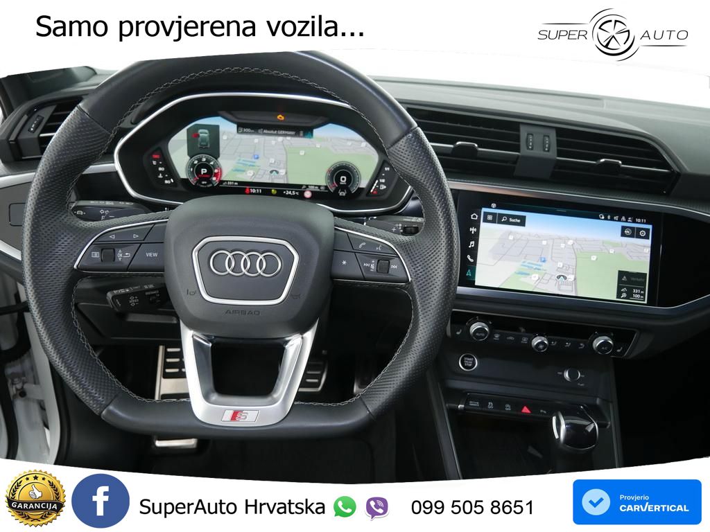 Audi Q3 40 TDI (200 KS) quattro S tronic S line LED+GR SJED+ACC