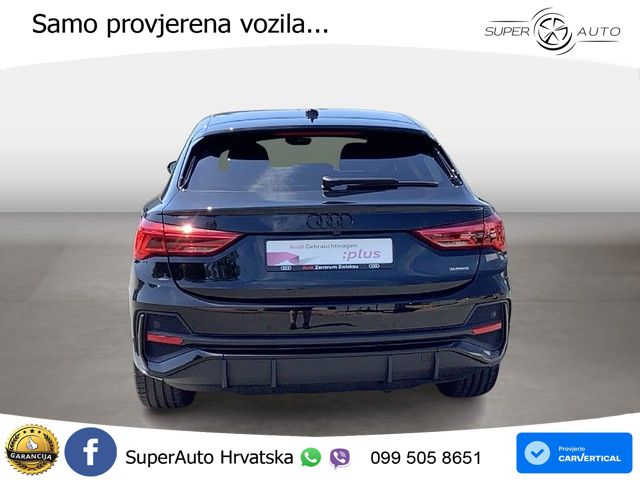 Audi Q3 II Sportback 40 TFSI (190 KS) quattro S tronic S line MATRIX+GR SJED+KAM