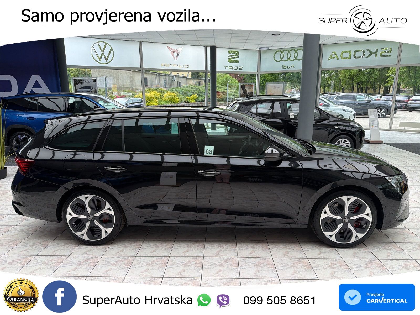 Škoda Octavia Combi RS 2.0 TSI (265 KS) DSG MATRIX+GR SJED+KAM