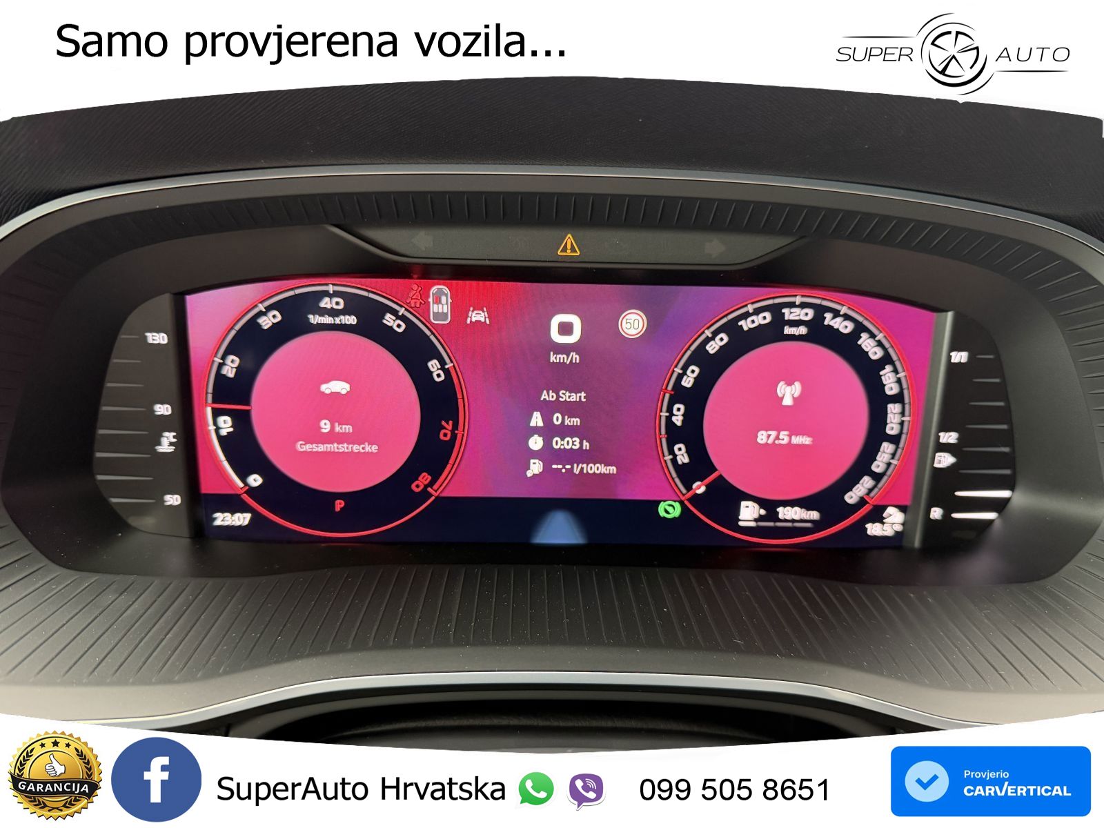 Škoda Octavia Combi RS 2.0 TSI (265 KS) DSG MATRIX+GR SJED+KAM