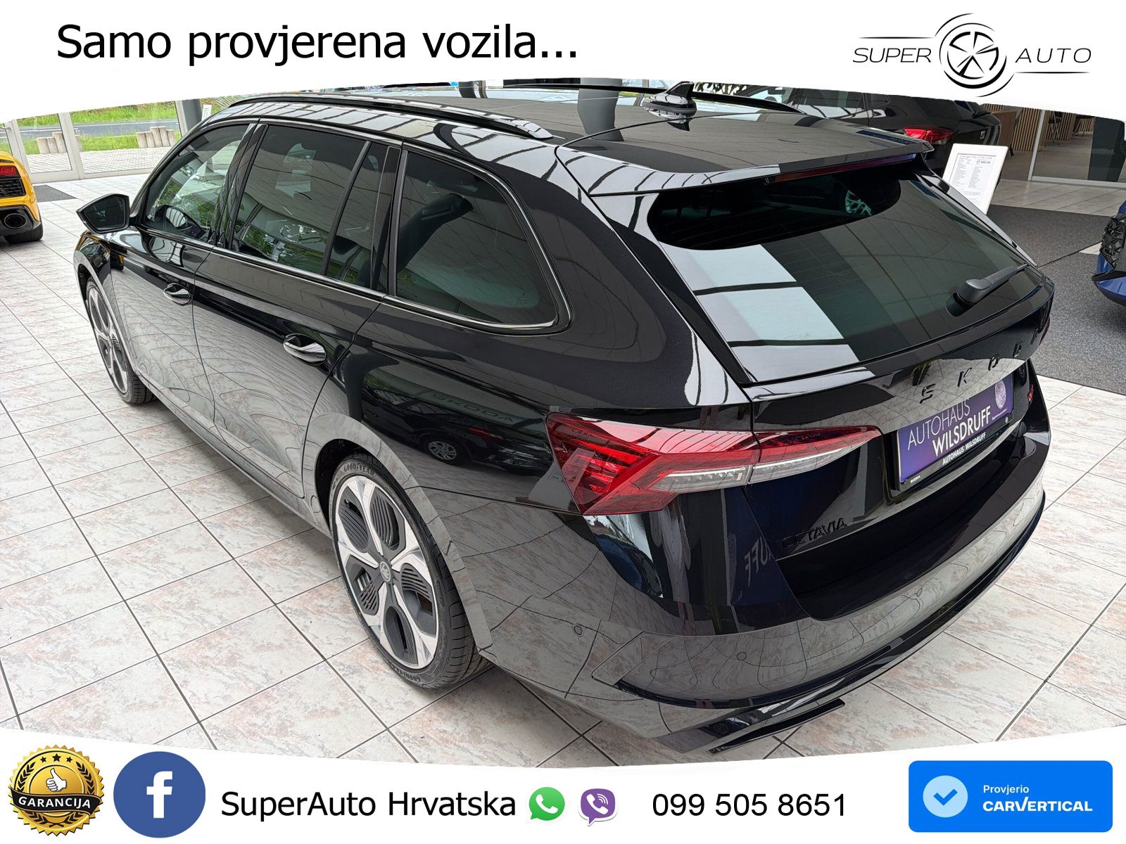 Škoda Octavia Combi RS 2.0 TSI (265 KS) DSG MATRIX+GR SJED+KAM
