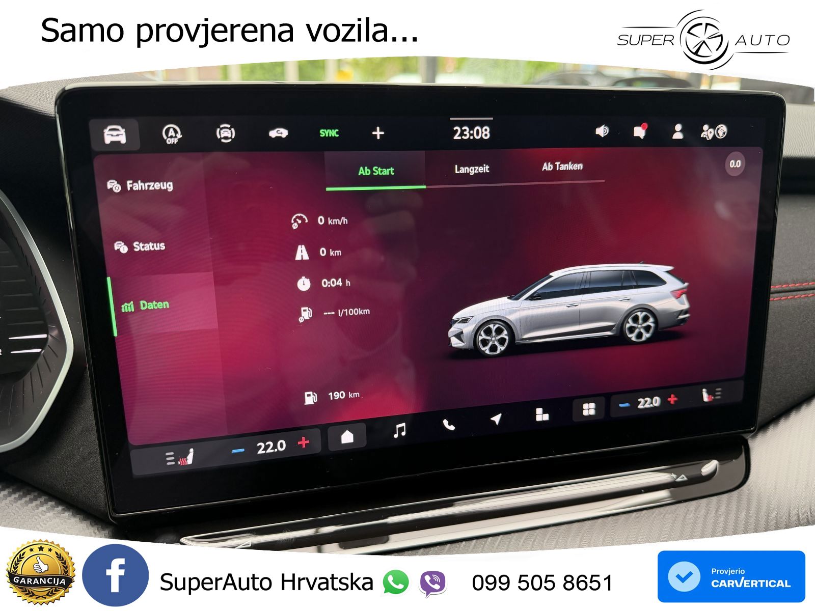 Škoda Octavia Combi RS 2.0 TSI (265 KS) DSG MATRIX+GR SJED+KAM