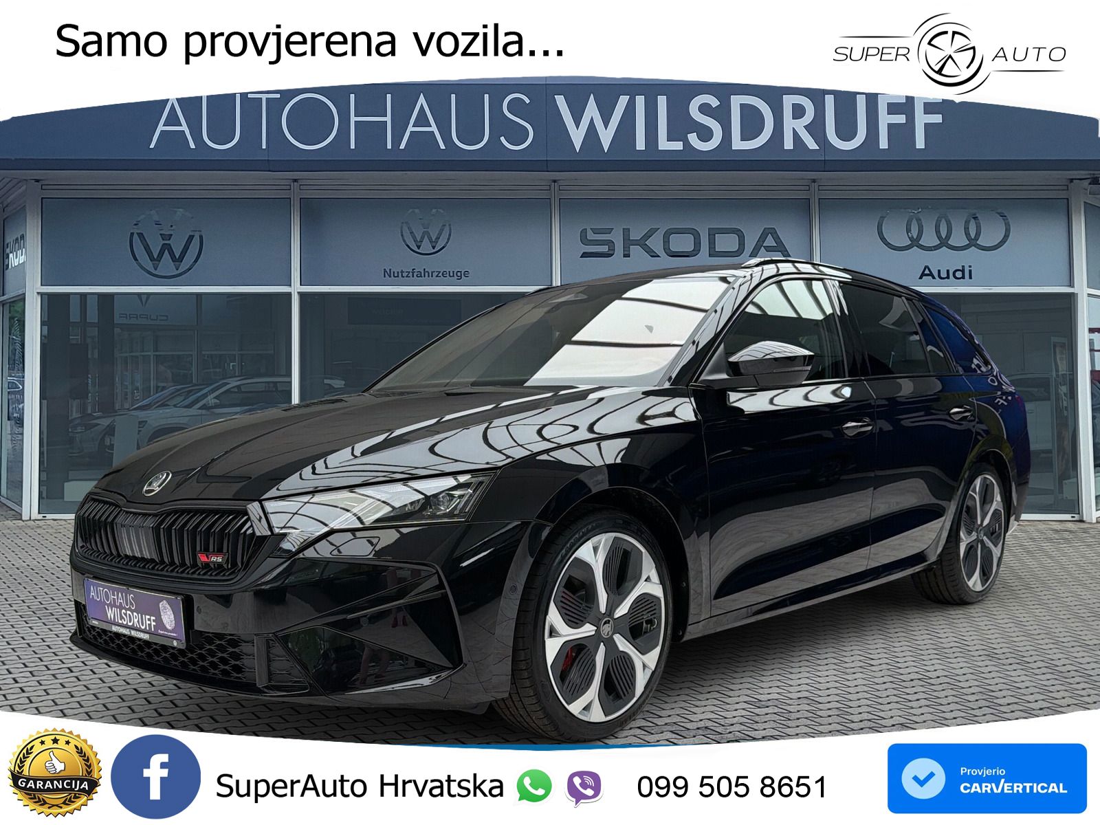 Škoda Octavia Combi RS 2.0 TSI (265 KS) DSG MATRIX+GR SJED+KAM