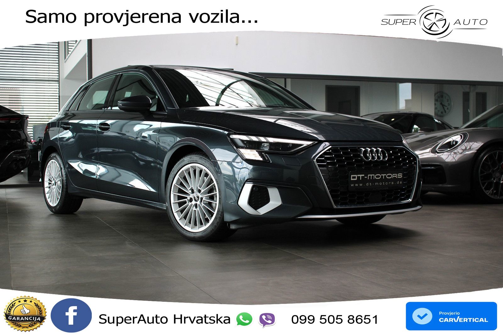 Audi A3 35 TDI (150 KS) S tronic LED+GR SJED+ACC