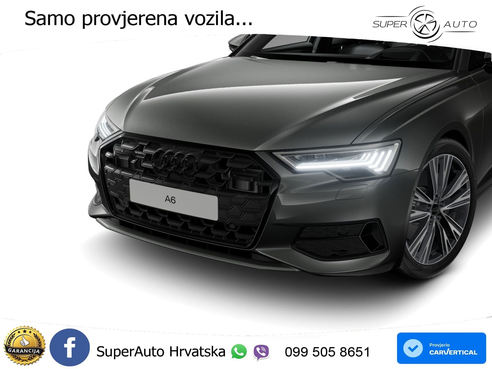 Audi A6 50 TDI V6 (286 KS) quattro tiptronic MATRIX+GR SJED+KAM