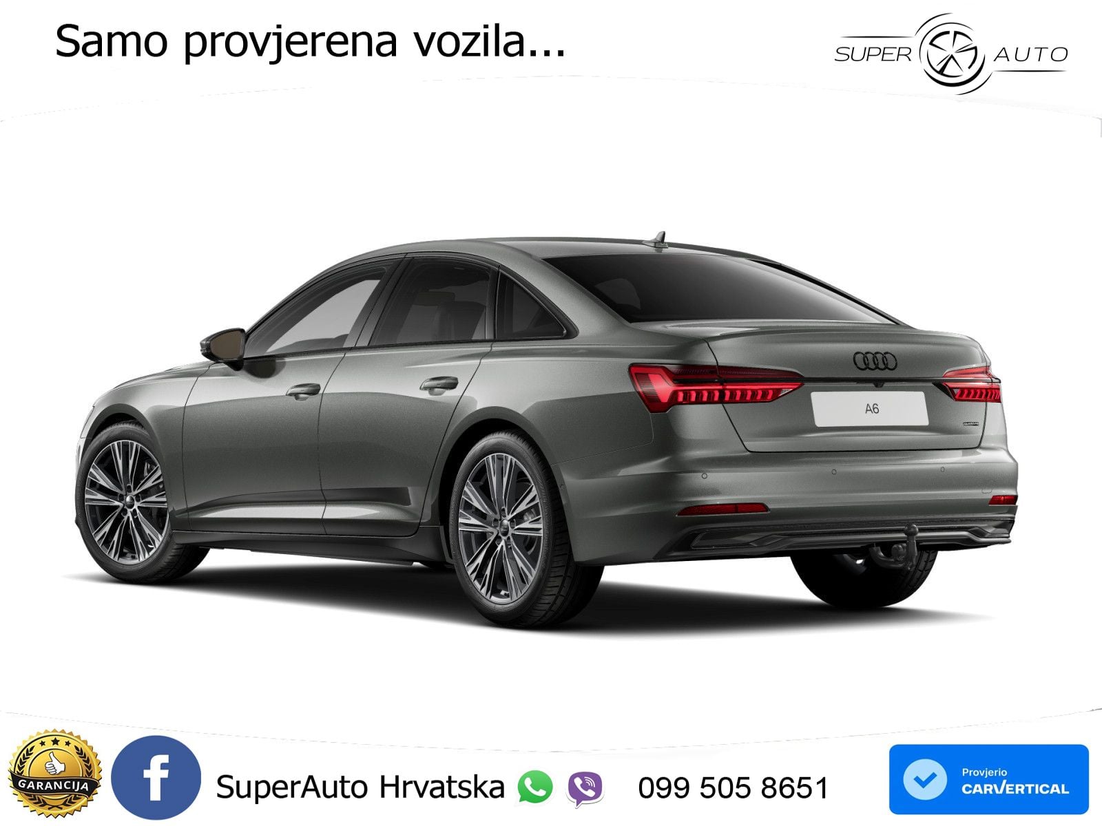 Audi A6 50 TDI V6 (286 KS) quattro tiptronic MATRIX+GR SJED+KAM