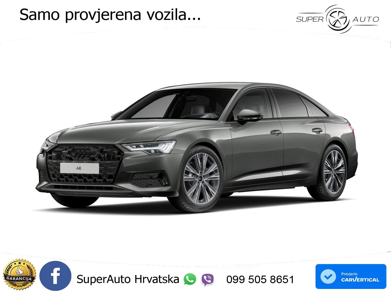 Audi A6 50 TDI V6 (286 KS) quattro tiptronic MATRIX+GR SJED+KAM