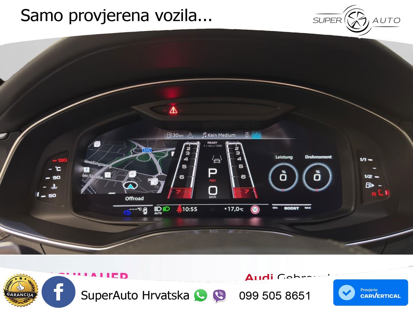 Audi RS6 Avant 4.0 TFSI V8 (600 KS) quattro Tiptronic ZRAČNI+ACC+GR SJED+KAM