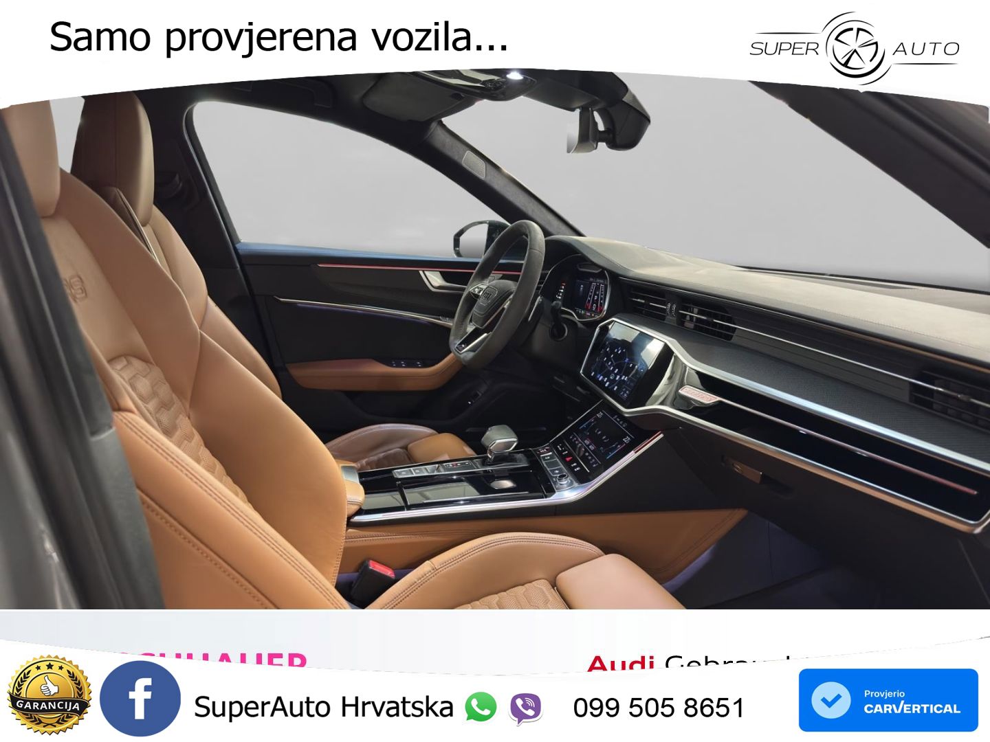 Audi RS6 Avant 4.0 TFSI V8 (600 KS) quattro Tiptronic ZRAČNI+ACC+GR SJED+KAM