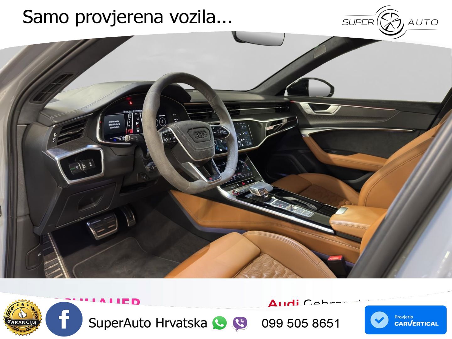 Audi RS6 Avant 4.0 TFSI V8 (600 KS) quattro Tiptronic ZRAČNI+ACC+GR SJED+KAM
