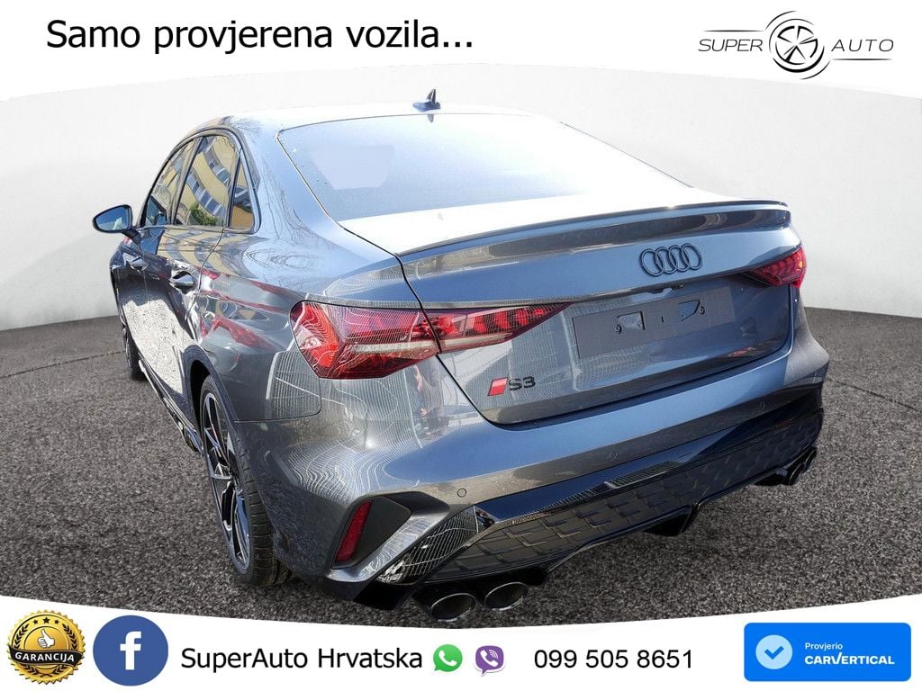 Audi S3 Limuzina 2.0 TFSI (333 KS) quattro S tronic MATRIX+GR SJED+KAM