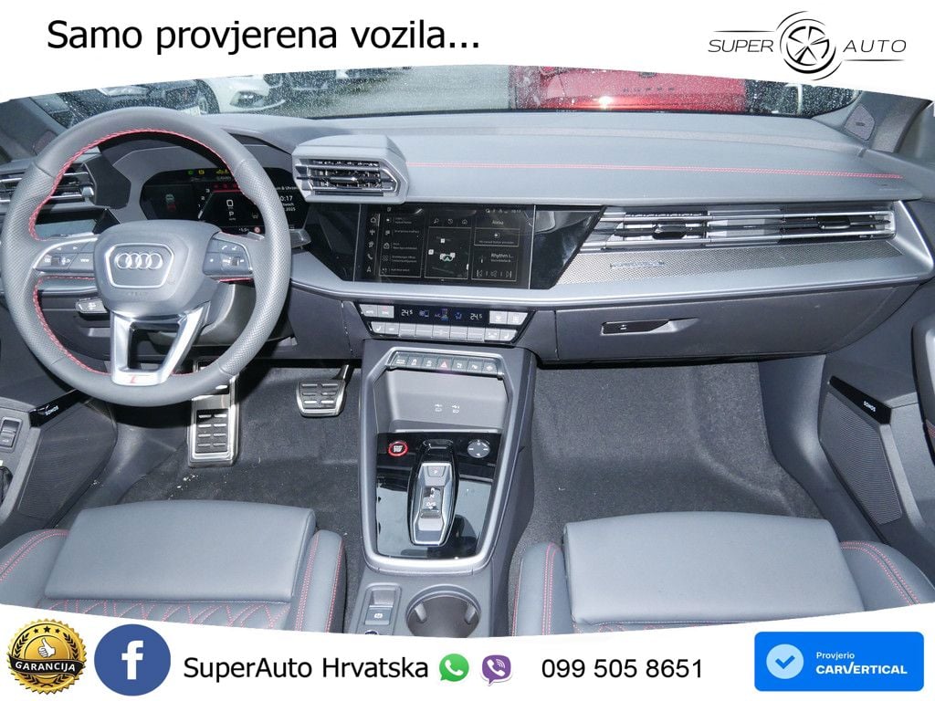 Audi S3 Limuzina 2.0 TFSI (333 KS) quattro S tronic MATRIX+GR SJED+KAM