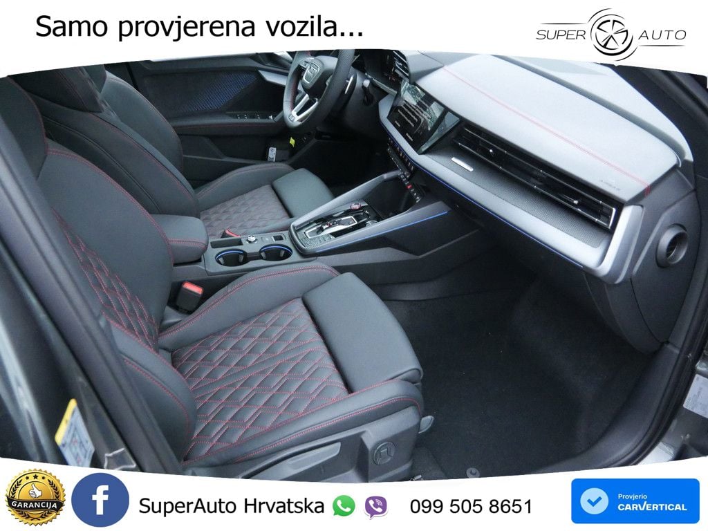 Audi S3 Limuzina 2.0 TFSI (333 KS) quattro S tronic MATRIX+GR SJED+KAM