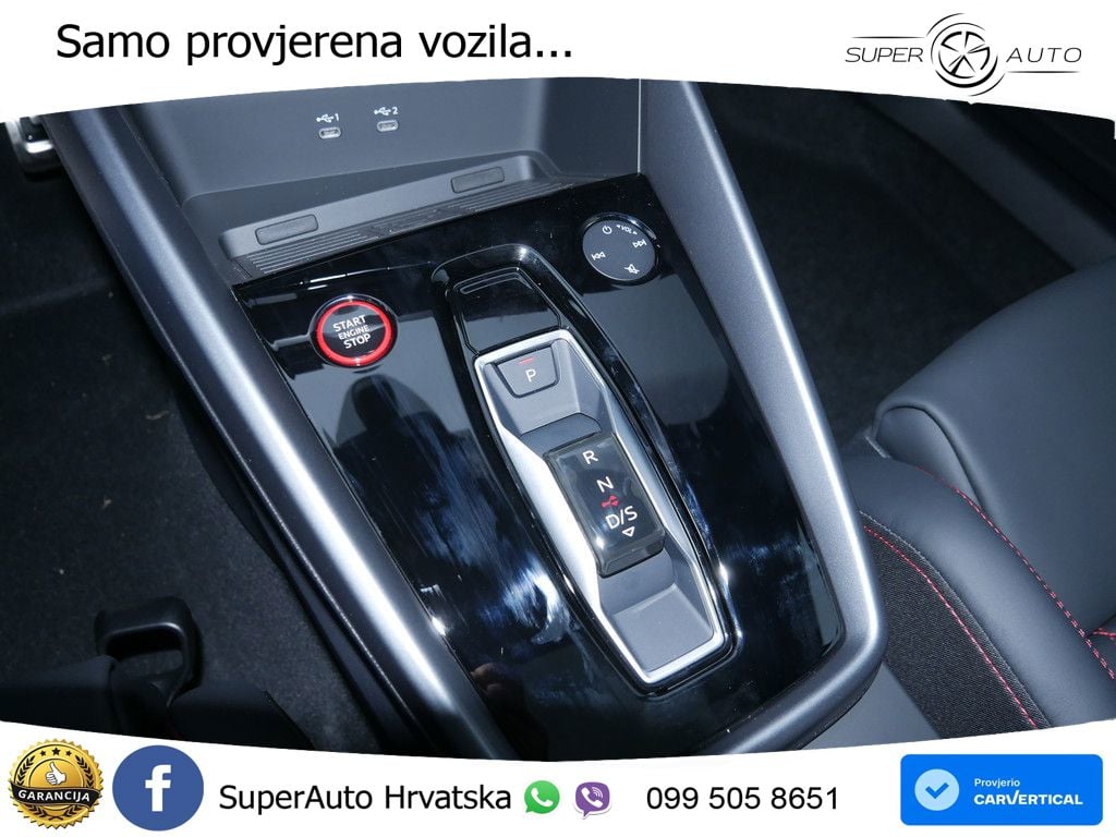 Audi S3 Limuzina 2.0 TFSI (333 KS) quattro S tronic MATRIX+GR SJED+KAM