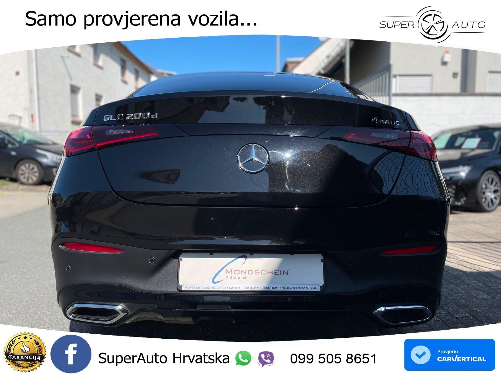 Mercedes GLC Coupe 200d (163 KS) 4MATIC 9G-TRONIC AMG ACC+GR SJED+360+PANO