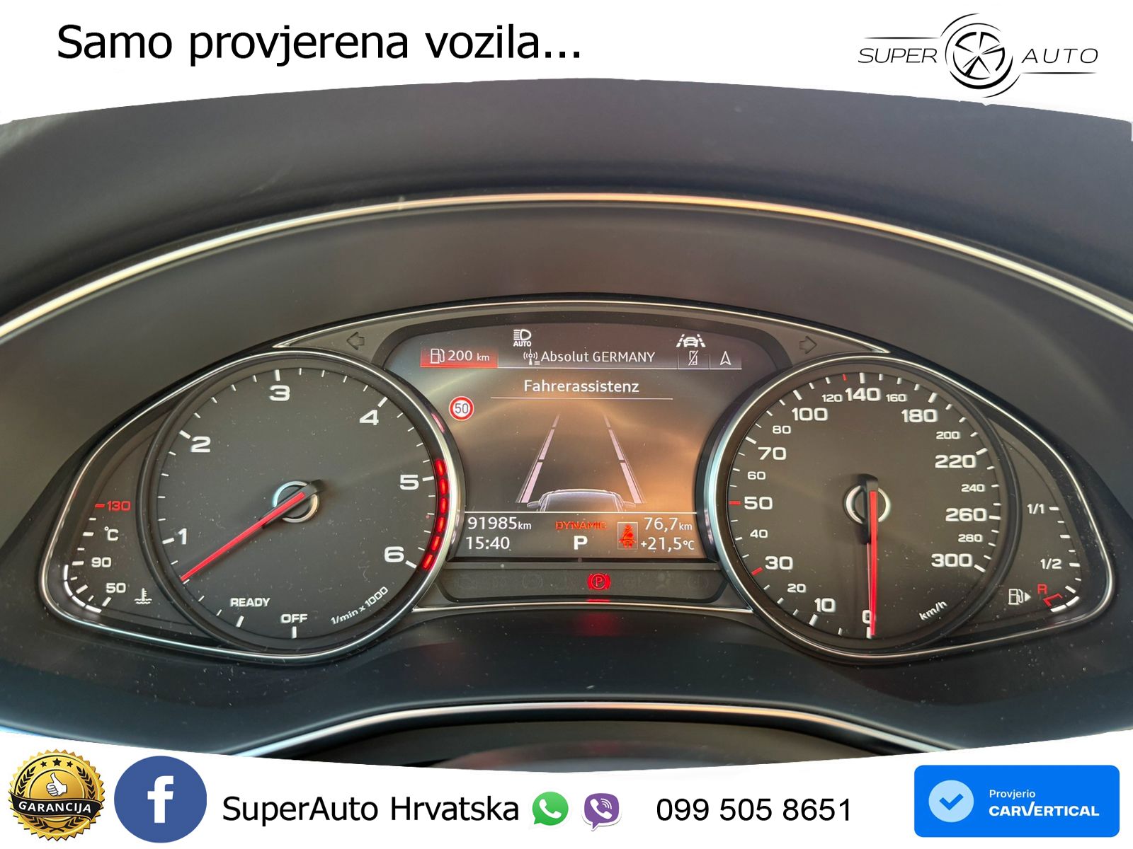 Audi A6 50 TDI V6 (286 KS) quattro tiptronic MATRIX+GR SJED+KAM