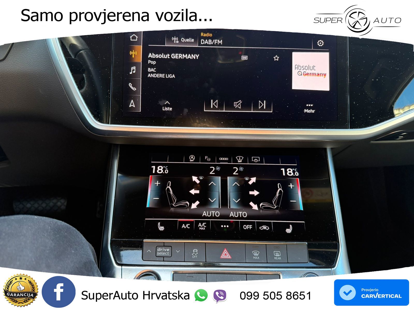 Audi A6 50 TDI V6 (286 KS) quattro tiptronic MATRIX+GR SJED+KAM