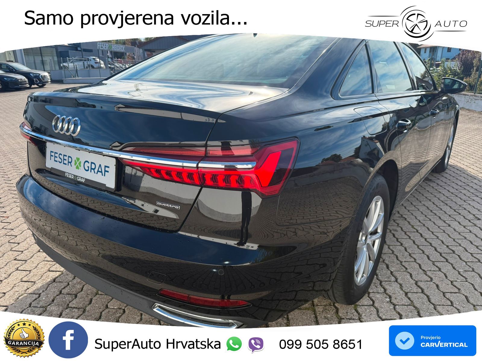 Audi A6 50 TDI V6 (286 KS) quattro tiptronic MATRIX+GR SJED+KAM
